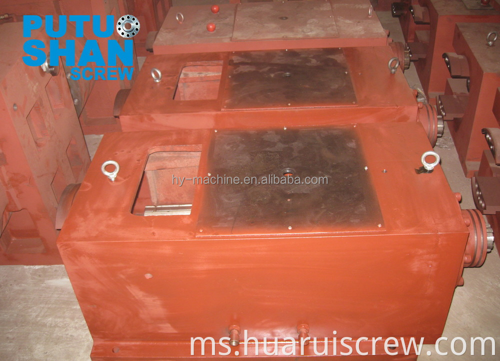 Kotak gear SZ Series untuk conical twin screw Plastic Extruder Gearbox Series / gear box tinggi dan rendah